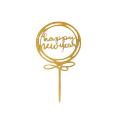 New Year Cake Toppers Collection Acrylic Mirror, Metallic Finish Cupcake, Woden Painted Cake Decoration, Wooden Glitter Cake Toppers, Happy NewYear, New Eve, Naya Saal Mubarak Cake Decorations, Party Supplies PyUDnpGC. 