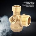 1 Three-Way Air Compressor Check Valve Direct Connection Air Compressor Check Valve,Valve Port: 20mm 16mm 10mm. 