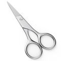 Professional Stainless Steel Mustache & Beard Scissors – Pack of 2pcs Precision Facial Hair Cutting & Trimming Scissors for Men’s Grooming and Hair Care,mustache scissors set, stainless steel grooming scissors, beard trimmer scissors. 