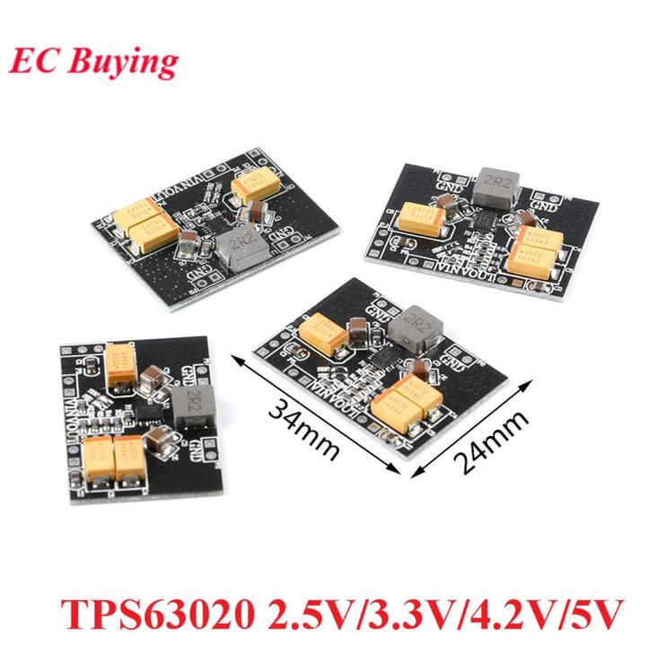 TPS63020 Automatic Buck-boost Step up Down  Supply Module 2.5V 3.3V 4.2V 5V Lithium Battery Low Ripple Voltage Converter