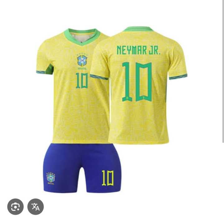 NAYMAR BRAZIL football soccer  Full Kit For Kids |