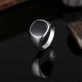 Black Stone Men Fashion Ring. 