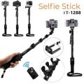 Yt-1288 Selfie Stick Yunteng 1288 Tripod Monopod  Bluetooth Extendable Handheld VS 188 For Gopro Dslr Camera and Phone. 