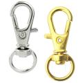 100 Pcs Swivel Clasps Lanyard Snap Hook,Metal Swivel Lanyard Snap Hook Lobster Claw Clasp galactic & aurum. 