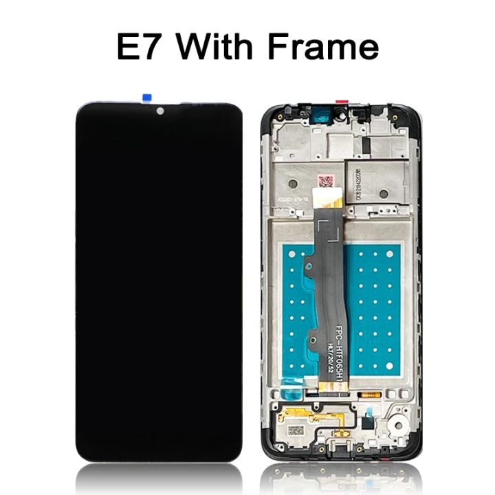 LCD With Frame For Motorola Moto E7 Display Touch Screen Digitizer Assembly Replacement Parts