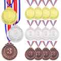 15 Pcs Winner Medals Gold Silver Bronze Award Medals,1St 2Nd 3Rd Award Medals,for Style, Decorations,Awards. 