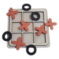 Wooden Tic Tac Toe Game for Kids | Wooden XOXO Family Game | Tic Tac Toe Game Zero and Cross Kids Activity (Multicolor, Pack of 1). 