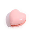 Scalp Comb Hair Brush Children's Hair Comb Paris Heart Brush Heart Comb Heart Brush Hair Comb Portable Comb. 