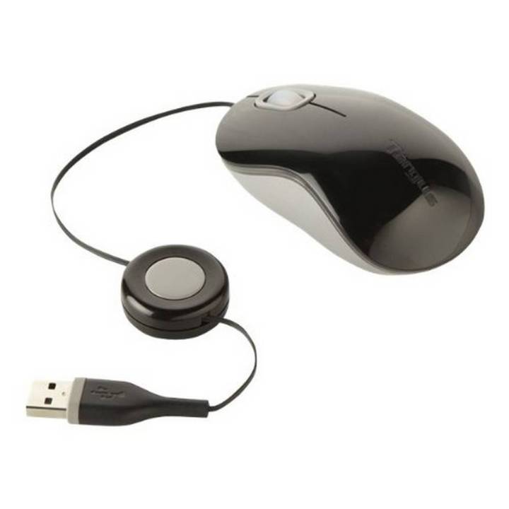Targus Kaleidoscope Optical Retractable 7 LED Color Changing Optical Mouse AMU83US Brand New 100% Original Product