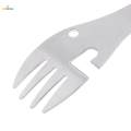 2pcs Lightweight Spoon Fork Multifuntional Spork - 7.1 x 1.4inch. 
