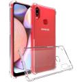 Samsung Galaxy A10s Flexible Clear Liquid Silicone Tpu Gel Anti-Yellowing Back Cover with 4 Corners Protection Jelly Case. 