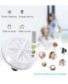 Mini Ultrasonic Washing Machine Portable Turbo Washer Lightweight Automatic Washing Machine for Travel Underwear Socks Small Towels and Clothes. 
