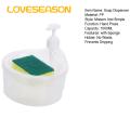 Kitchen Soap Dispenser Convenient Soap Dispenser with Sponge Holder No Dripping Large Capacity Home Supplies Soap Dispenser for Kitchen. 