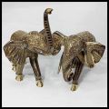 Pakistani Handmade and Hand Crafted Brass Elephant 20 Inch. 