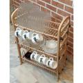 kitchen organizer rack - crockery storage rack ( plastic, more capacity). 