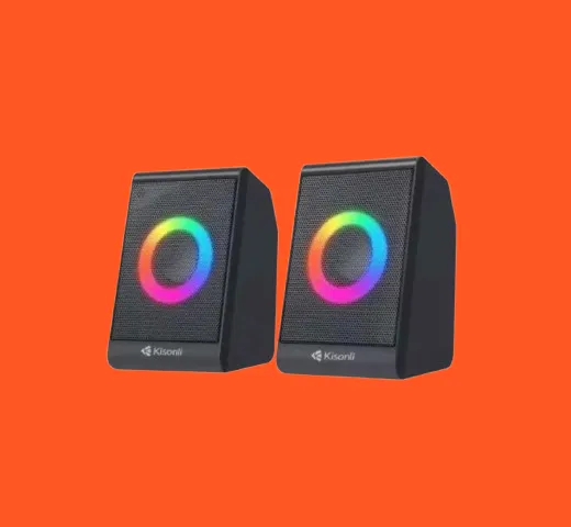 X12 Multimedia USB Loudspeaker Stereo Computer Speakers RGB LED 2.0 ...