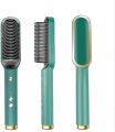 Mini Hair Straightener Brush – Anti-Scald Hot Comb | Fast Hair Styling | Portable Ceramic Heating Comb for Women & Men. 