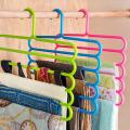 Pack of 3- New Multi-purpose High Quality Trousers Hanger 5 Layers Pants Hanger. 