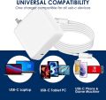 Mac Book Pro Charger-100W USB C Fast Charger Power Adapter Compatible with MacBook Pro 16,15,14 Inch, MacBook Air 13 Inch, iPad Pro 2022/2021/2020/2019, iPhone 14/13 Included 7.2ft USB C to C Charge Cable (AE100 US Plug). 