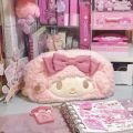 Steve Cute Melody large-capacity Plush Pencil Case Student Cosmetic Bag. 