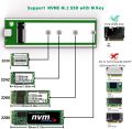 FIDECO M.2 NVME USB Type C SSD Enclosure Adapter, USB 3.1 Gen 2 10Gbps. 