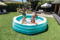 Intex inflatable 100" x 100" x 22" Octagonal Family Pool. 