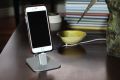 Twelve South HiRise Adjustable Desktop Stand for iPhone 5 – iPhone 14, iPad Mini & Accessories – Silver. 