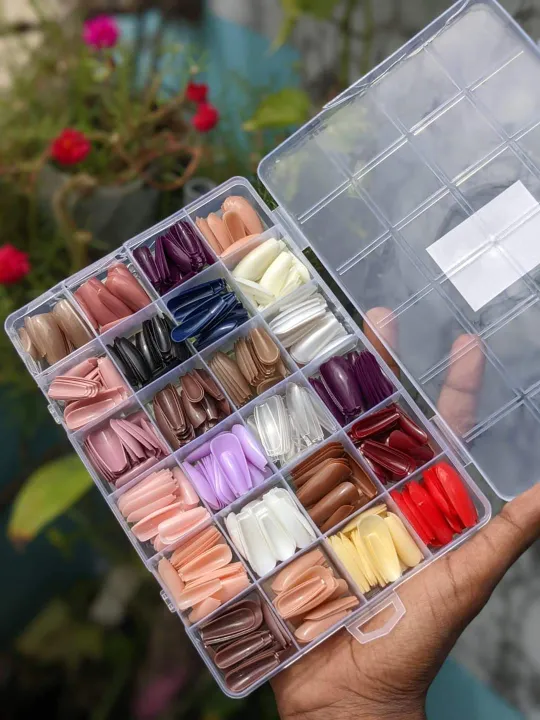 576%20Pcs%20Box%20Colorful%20Nails%20Acrylic%20Full%20Cover%20Coffin%20Nail%20Tips%20Ballet%20Wear%20Nail%20Press%20On%20Nails%20With%20Gel%20DIY%20Manicure%20Nails%2024%20Colors%20Fake%20Nails%20For%20Girls%20Nail%20-%20Image%202