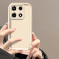 Tokifu For Infinix Note 30 Pro Back Cover Matte Simple Solid Color Soft Silicone TPU Case. 