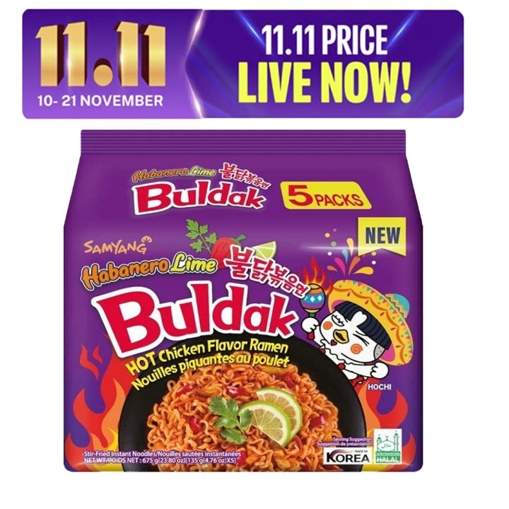 Samyang Noodles 675 Grams | Instant Noodles | Harbanero Lime Ramen ...