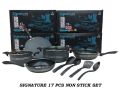 17 Pcs Signature Non Stick Cookware Set. 