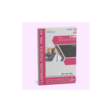 7707 Cambridge O-Level Accounting (7707) P-2 Past Papers Part-1 (2021-2025 ...