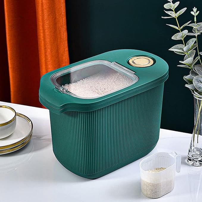 Bucket For Measuring Rice nc/ss/Luxury Storage Bucket For Rice,Flour,Grains /Rice Dispenser Rice ...