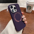 CrashStar MagSafe Silicone Soft Shockproof Phone Case For iPhone 15 14 Pro Max Plus 13 12 11 Pro Max Wireless Charging Phone Casing Solid Color Skin-friendly Anti-drop Protective Phone Cover Shell. 