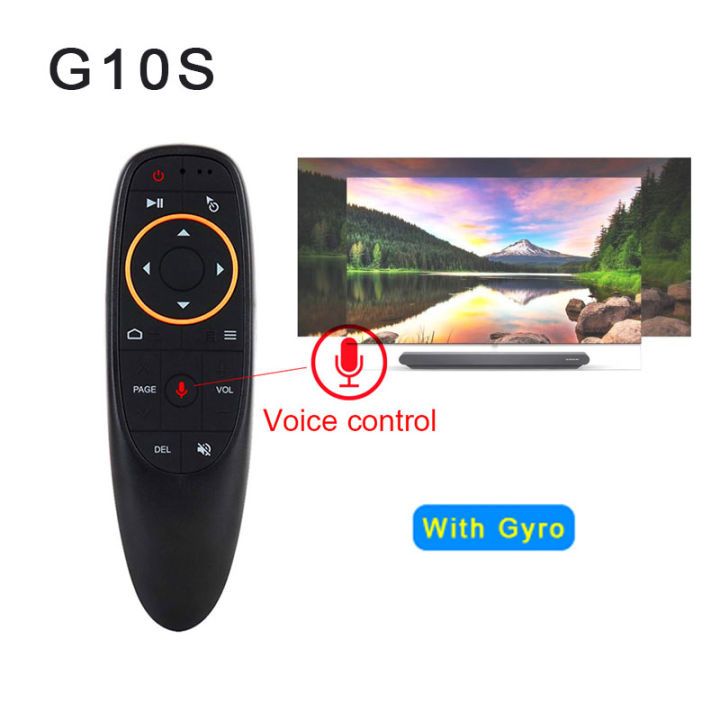 Mini Fly G10 Air Mouse 2.4G Wireless Keyboard Mouse with Gyro Sensing Voice Remote Air Mouse, 2.4G Wireless Infrared Remote Control