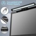 【Daily Necessities For Anyone Store】(New) LED light dimmable USB desk lamps monitor laptop screen light bar led desktop table lamp eye protection reading lamp easy to install and use. 