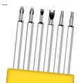 Magnetic Screwdriver Bits with 6 Double-Sided Bits Set Repair Tool. 