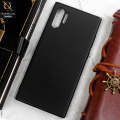 Samsung_ Galaxy Note 10 Plus Cover - Black - New Carbon Fiber Texture Camera Protection Soft Silicon Case. 