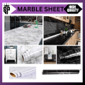 SP Dealz wallpaper stickers for kitchen, marble foil sheet for kitchen, kitchen wallpaper vinyl sheet, oil proof and waterproof wallpaper for kitchen, kitchen wall stickers heat resistant (2 M White and black). 