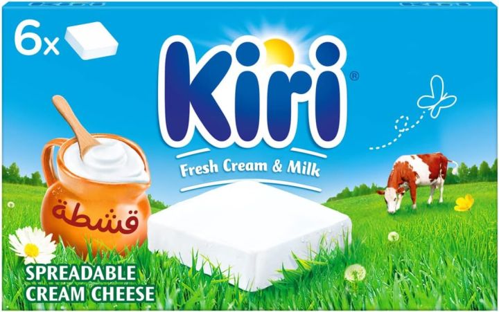 Kiri Fresh Cream & Milk 6 Cube Cheese, 1 x 100 g
