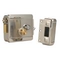 Electronic Door Lock Suitable for Outdoor Main Metal Gate Wood gate Villa Flate for Electric Lock Security System, Metallic. 
