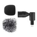 Mini plug-in smartphone microphone, phone microphone, heart-shaped cartridge Typ - #2. 