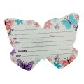 Butterfly Invitation Cards - 4 Inch By 3 Inch - Invitation Cards - Butterfly Theme - Multicolors - Unisex - Pack Of 8. 