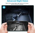 Outdoor Security Camera, wansview 1080P Wireless WiFi Home Survéillánce Waterproof Camera with Night Vision, Motion Deteçtion, Remote Access, Compatible with Alexa-W4, White. 