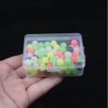 Round Luminous Fishing Beads Glow InThe Dark Sea Fishing Lure Floating Float Tackle Accessories Luminous Fishing Beads 100PCS Optional. 