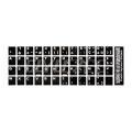 【Mary DAI Store】SR Standard Waterproof French Korean Burmese Keyboard Layout With Button Letters Alphabet For PC. 