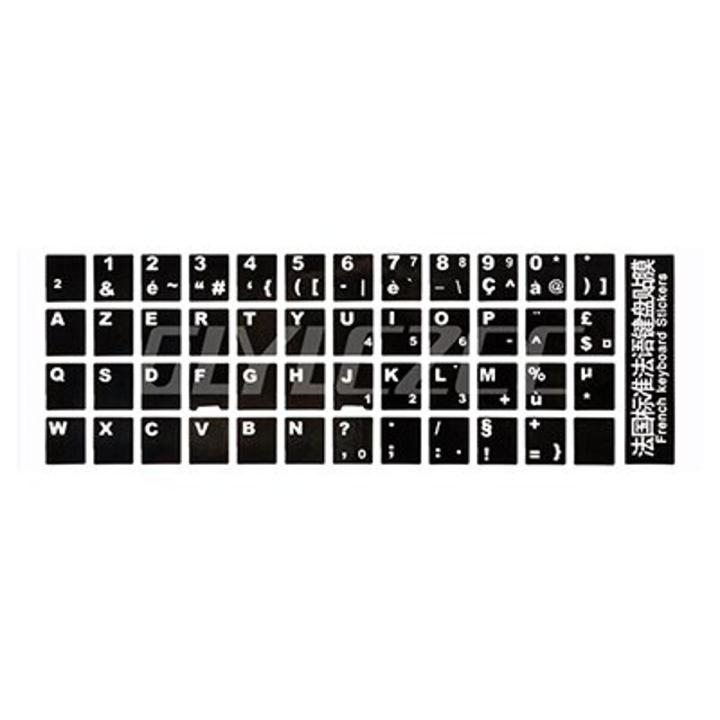【Mary DAI Store】SR Standard Waterproof French Korean Burmese Keyboard Layout With Button Letters Alphabet For PC