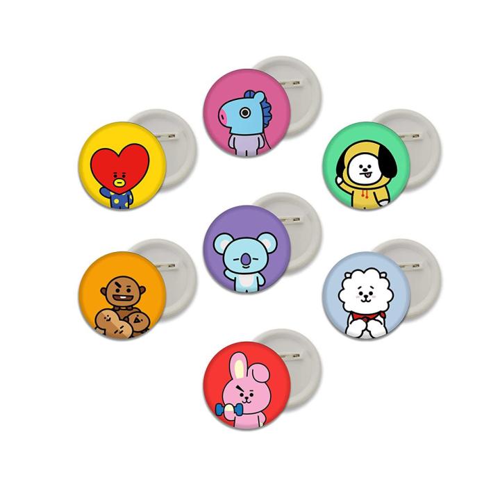 BTS Button pin Badge Pack Of 7