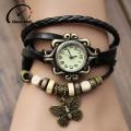 Oona Mall Bangle Watches Retro Butterfly Beads Pendant Chain. 