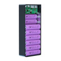 16*18650 USB Welding Free Battery Storage Box Fast Wireless Charging Power Case. 